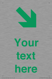 IV10823: Custom Safe Condition inverse: Green Down right arrow