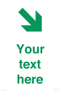 IV10823: Custom Safe Condition inverse: Green Down right arrow