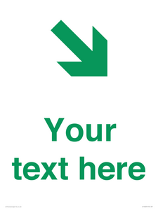 IV10823: Custom Safe Condition inverse: Green Down right arrow