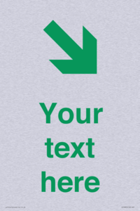 IV10823: Custom Safe Condition inverse: Green Down right arrow