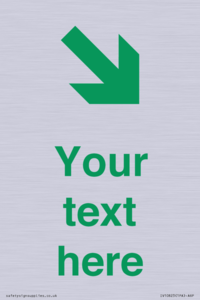 IV10823: Custom Safe Condition inverse: Green Down right arrow