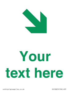 IV10823: Custom Safe Condition inverse: Green Down right arrow