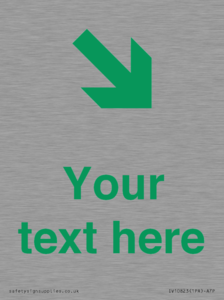 IV10823: Custom Safe Condition inverse: Green Down right arrow