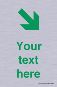 IV10823: Custom Safe Condition inverse: Green Down right arrow