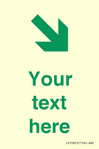 IV10823: Custom Safe Condition inverse: Green Down right arrow