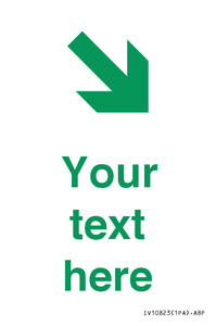 IV10823: Custom Safe Condition inverse: Green Down right arrow