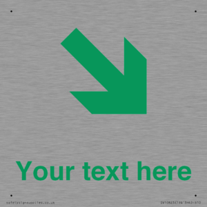 IV10823: Custom Safe Condition inverse: Green Down right arrow