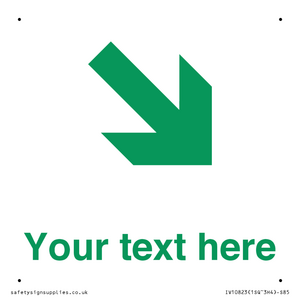 IV10823: Custom Safe Condition inverse: Green Down right arrow