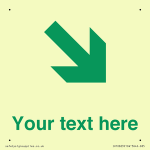 IV10823: Custom Safe Condition inverse: Green Down right arrow