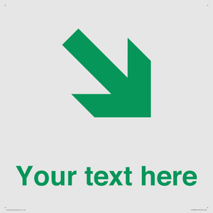 IV10823: Custom Safe Condition inverse: Green Down right arrow