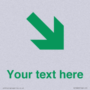 IV10823: Custom Safe Condition inverse: Green Down right arrow