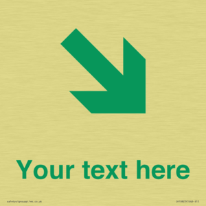 IV10823: Custom Safe Condition inverse: Green Down right arrow