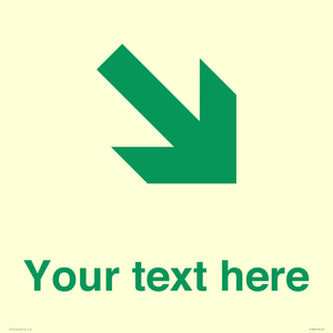 IV10823: Custom Safe Condition inverse: Green Down right arrow