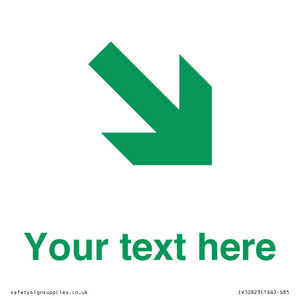 IV10823: Custom Safe Condition inverse: Green Down right arrow