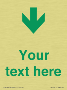 IV10825: Custom Safe Condition inverse: Green Down arrow