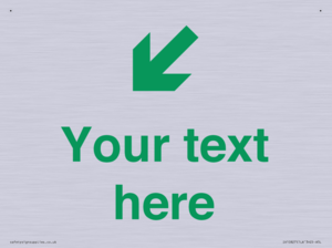 IV10827: Custom Safe Condition inverse: Green Down left right arrow