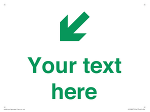 IV10827: Custom Safe Condition inverse: Green Down left right arrow