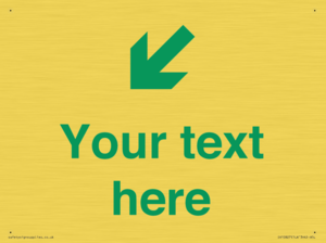 IV10827: Custom Safe Condition inverse: Green Down left right arrow