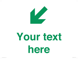 IV10827: Custom Safe Condition inverse: Green Down left right arrow