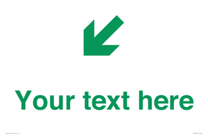 IV10827: Custom Safe Condition inverse: Green Down left right arrow