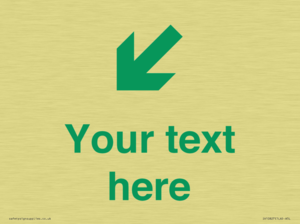 IV10827: Custom Safe Condition inverse: Green Down left right arrow