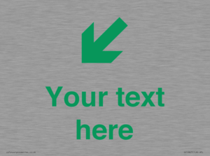 IV10827: Custom Safe Condition inverse: Green Down left right arrow