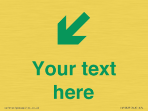 IV10827: Custom Safe Condition inverse: Green Down left right arrow