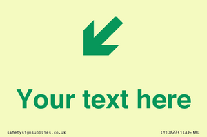 IV10827: Custom Safe Condition inverse: Green Down left right arrow