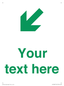 IV10827: Custom Safe Condition inverse: Green Down left right arrow