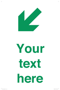 IV10827: Custom Safe Condition inverse: Green Down left right arrow