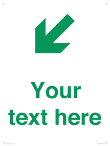 IV10827: Custom Safe Condition inverse: Green Down left right arrow