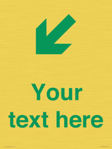 IV10827: Custom Safe Condition inverse: Green Down left right arrow