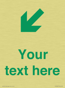 IV10827: Custom Safe Condition inverse: Green Down left right arrow