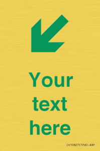 IV10827: Custom Safe Condition inverse: Green Down left right arrow