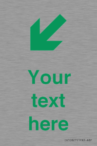 IV10827: Custom Safe Condition inverse: Green Down left right arrow