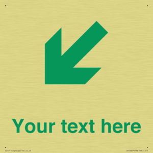 IV10827: Custom Safe Condition inverse: Green Down left right arrow