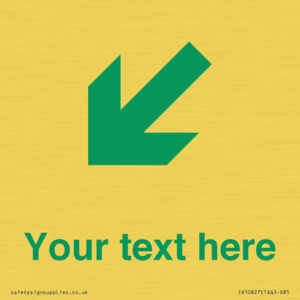 IV10827: Custom Safe Condition inverse: Green Down left right arrow