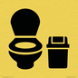 IV11040: I066 WC toilet with Sanitary Bin