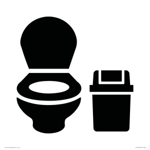 IV11040: I066 WC toilet with Sanitary Bin