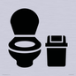 IV11040: I066 WC toilet with Sanitary Bin