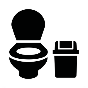 IV11040: I066 WC toilet with Sanitary Bin