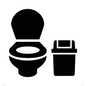 IV11040: I066 WC toilet with Sanitary Bin