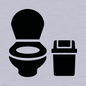 IV11040: I066 WC toilet with Sanitary Bin
