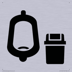 IV11042: I067 Urinal toilet with Sanitary Bin