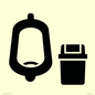 IV11042: I067 Urinal toilet with Sanitary Bin