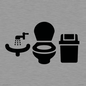 IV11048: I071 Toilets WC and Wash Basin with Sanitary Bin