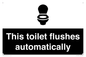 IV12128: This toilet flushes automatically