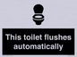 IV12128: This toilet flushes automatically