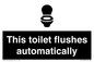 IV12128: This toilet flushes automatically