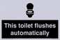 IV12128: This toilet flushes automatically
